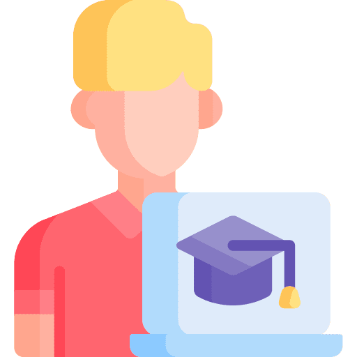 Student computer laptop student icon Student computer laptop student icon