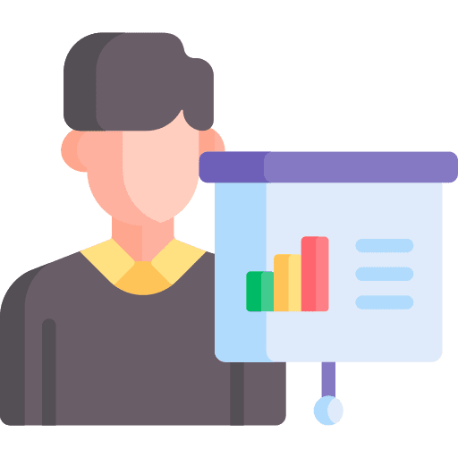 Teacher training school people icon