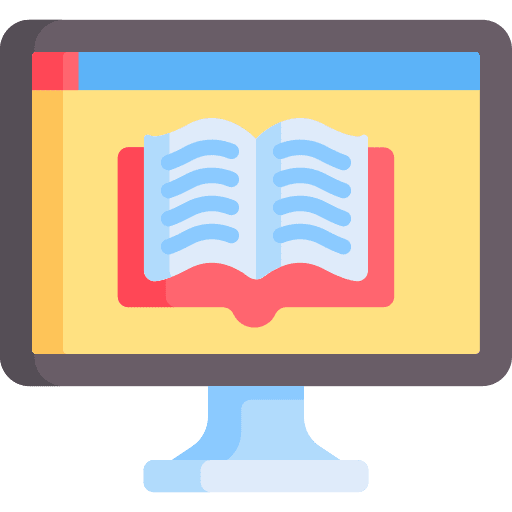 Ebook ebook monitor online learning icon Ebook ebook monitor online learning icon