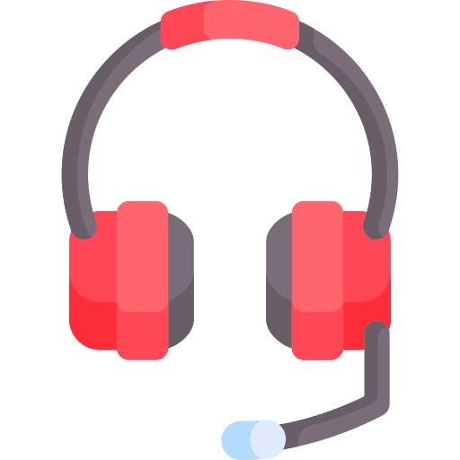 Headphones education technical support customer service icon Headphones education technical support customer service icon