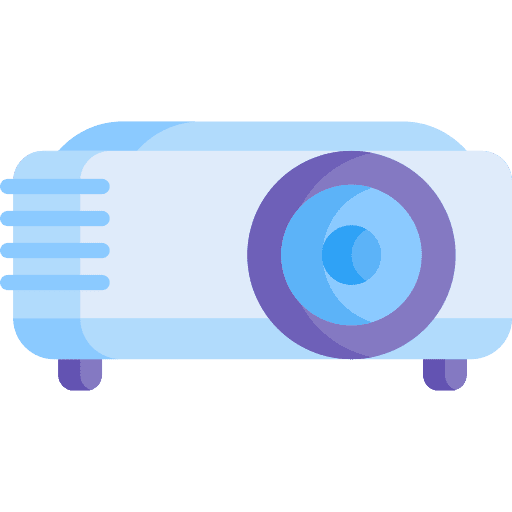 Projector computer video camera movie icon Projector computer video camera movie icon