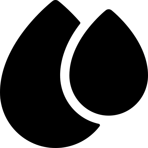 Humidity water wet drop icon