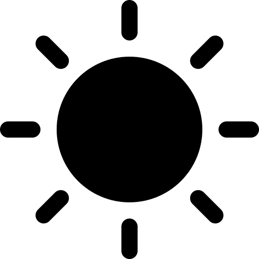 Sun weather meteorology forecast icon
