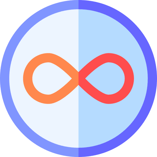 Infinity maths eternity shapes and symbols icon