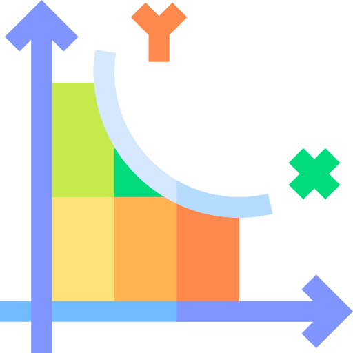 Parabola algebra graph maths icon