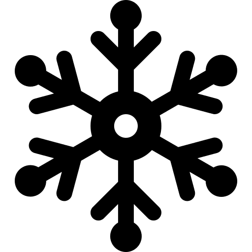 Snow winter cold weather icon