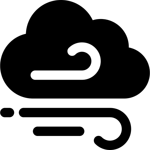 Windy windy meteorology sky icon