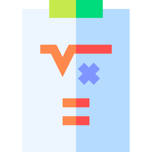 Clipboard maths education mathematics icon Clipboard maths education mathematics icon