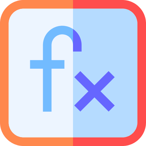 Function education mathematics function icon Function education mathematics function icon
