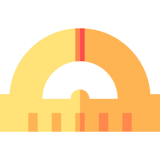 Protactor geometry protactor education icon Protactor geometry protactor education icon