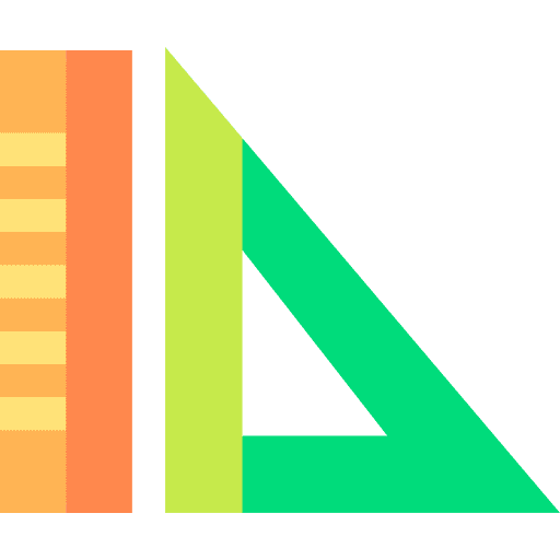 Rulers tools and utensils technical drawing set square icon Rulers tools and utensils technical drawing set square icon