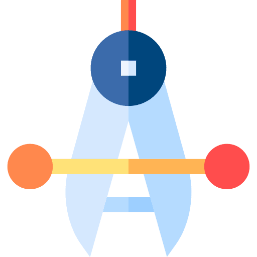 Compass tools and utensils draw education icon Compass tools and utensils draw education icon