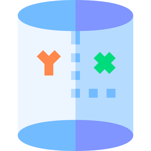 Cylinder shapes and symbols polygonal cylinder icon Cylinder shapes and symbols polygonal cylinder icon