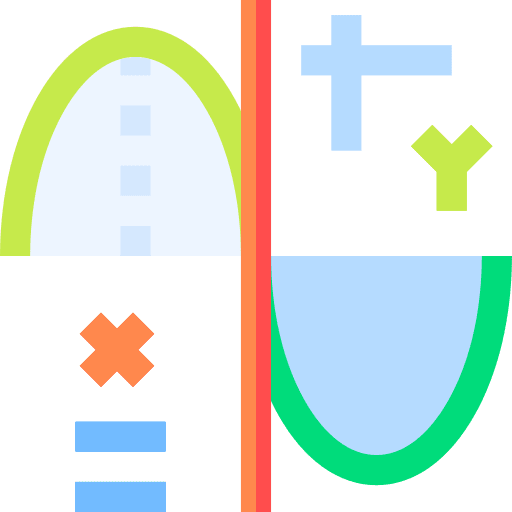 Graph cosine sinus graph icon Graph cosine sinus graph icon
