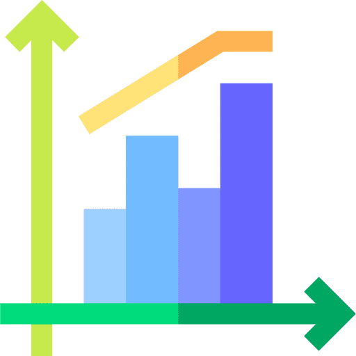 Statistics diagram graph growth icon Statistics diagram graph growth icon