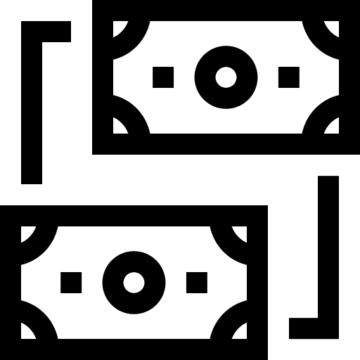 Exchange money business and finance investment icon