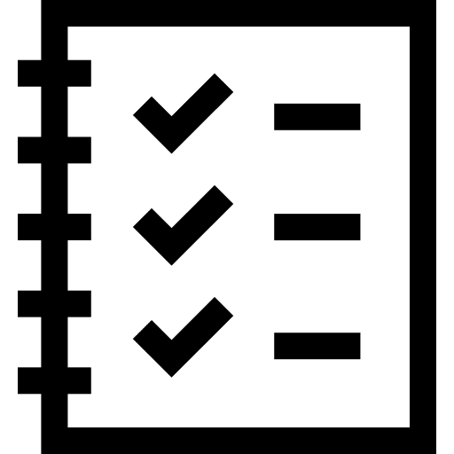 Planning criteria survey accountability icon