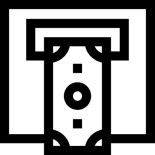 Atm machine cash point cash machine atm machine icon