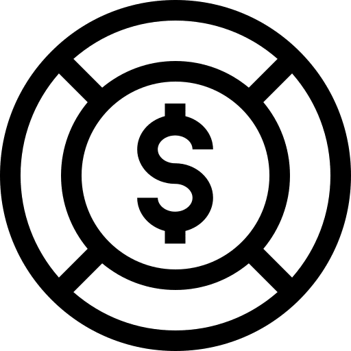 Coin currency bank coin icon