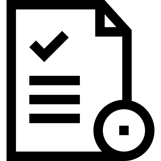 Contract paper sheet contract coin icon