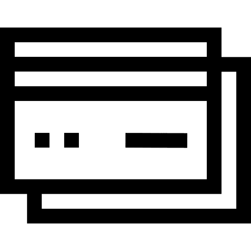 Credit card payment method pay card business and finance icon