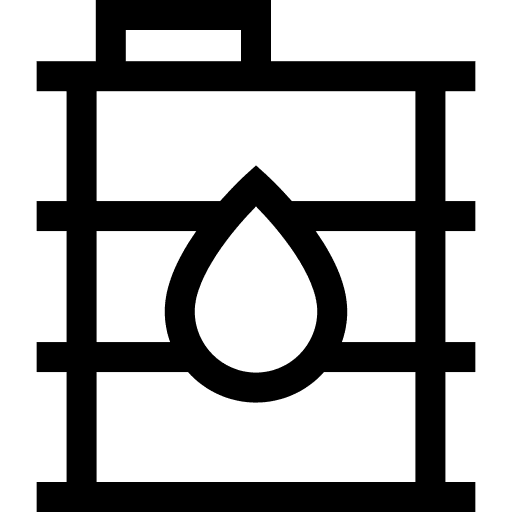 Oil barrel gas station fuel icon