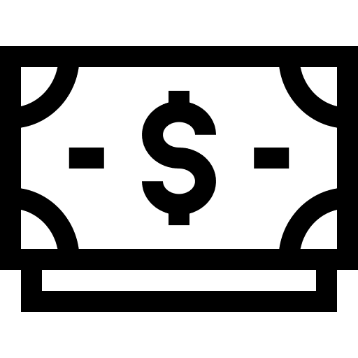 Banknote business and finance banknote banking icon