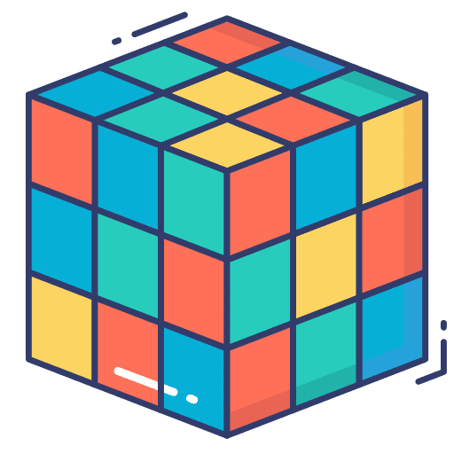 Rubik freak hobbies and free time kid and baby icon