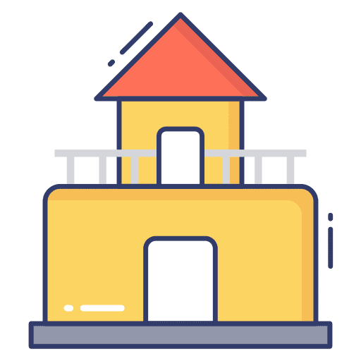 House kid and baby toy blocks blocks icon