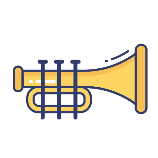 Trumpet music wind instrument trumpet icon