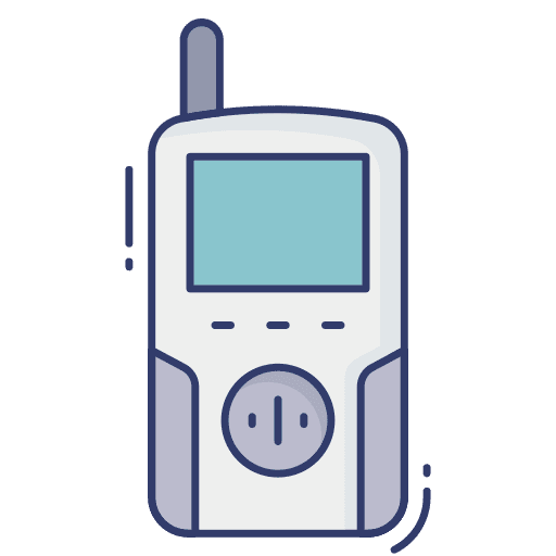 Walkie talkie phone walkie talkie baby toy icon