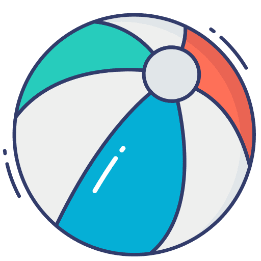 Beach ball ball holidays mega ball icon