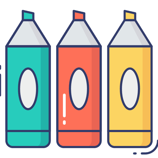 Highlighter stationery drawing education icon