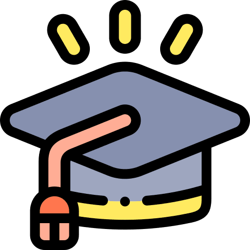Mortarboard ios education university icon