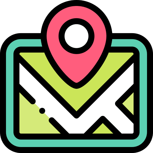 Street map maps and location location pin navigation icon