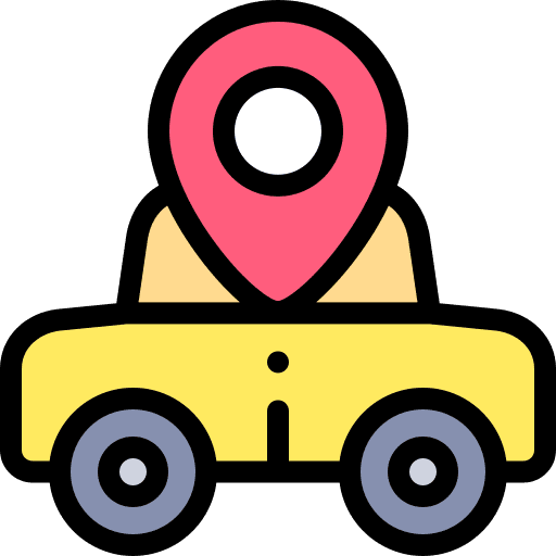 Transport cab taxi public transport icon