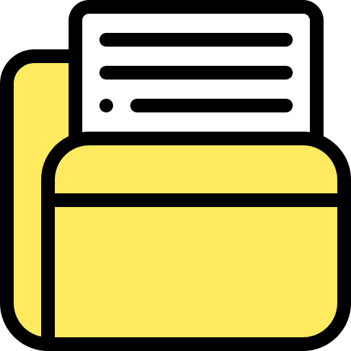 Document format document interface icon