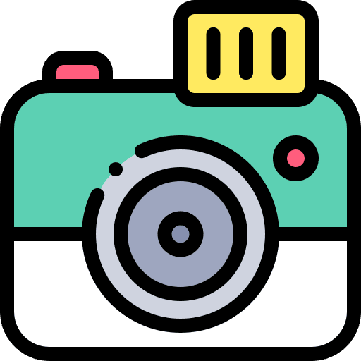 Photo camera technology photograph photo camera icon