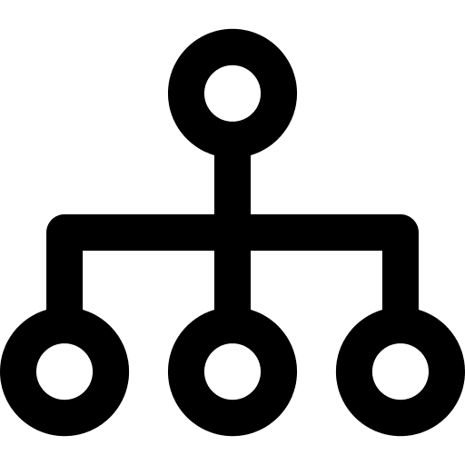 Hierarchical structure order hierarchical structure framework icon