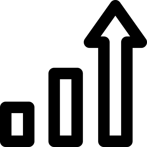 Profits graphic improve increase icon