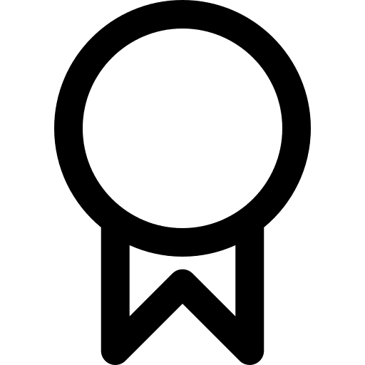 Badge winner medal rosette icon Badge winner medal rosette icon