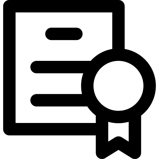 Diploma education certification badge icon Diploma education certification badge icon