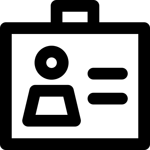 Id card id card pass identity icon Id card id card pass identity icon