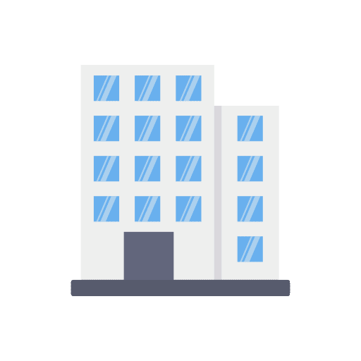 Building factory architecture and city industry icon