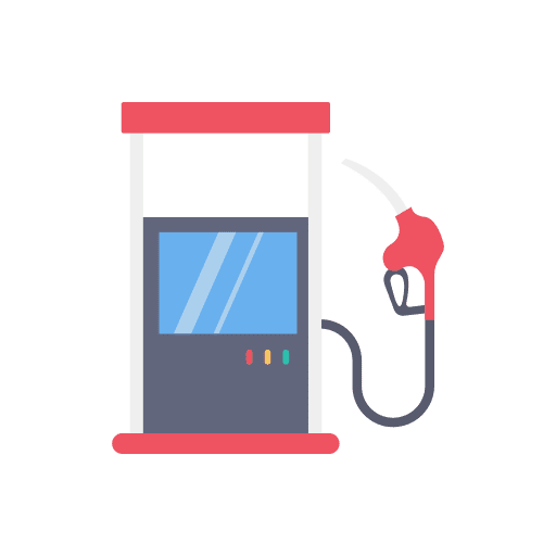 Petrol station transport power petrol station icon