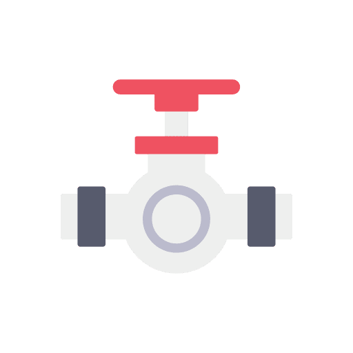Valve valve control pipe icon