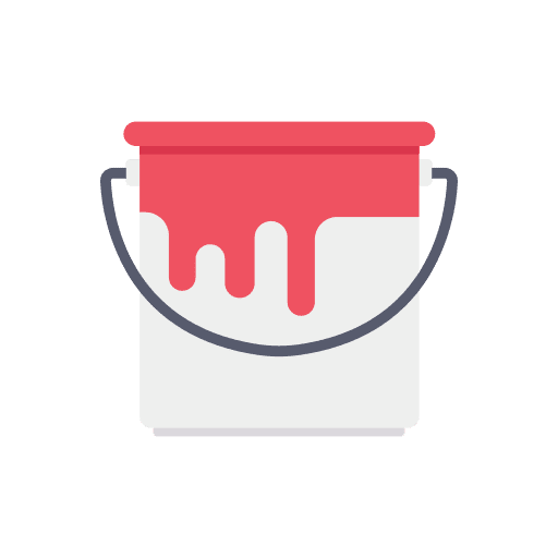 Bucket bucket paint varnish icon