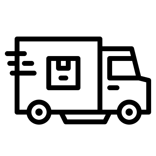 Delivery truck shipping and delivery mover truck deliver icon