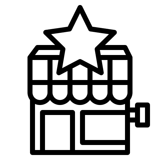 Recommended star online store recommended star architecture and city icon