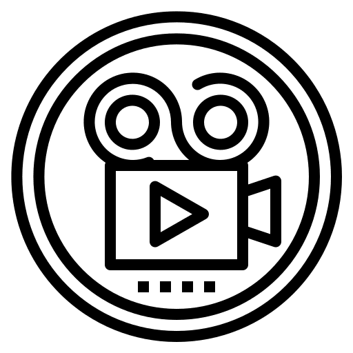 Video electronics technology video camera icon